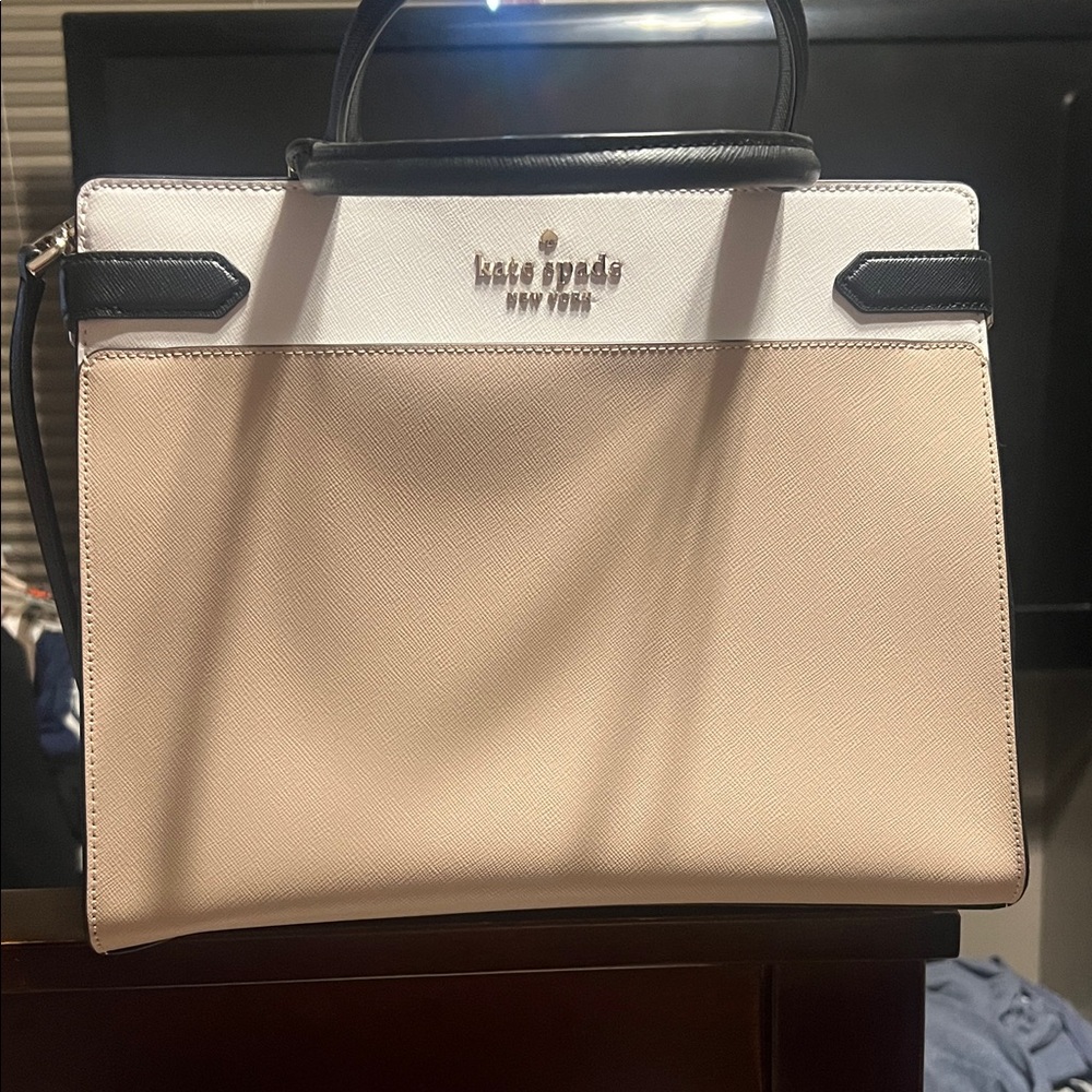 NWT Beautiful large Kate Spade color block satchel.
